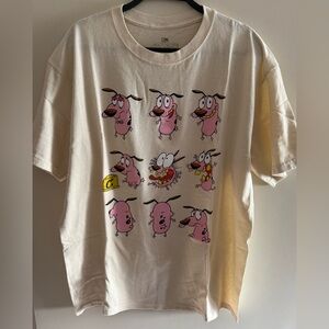 Courage the Cowardly Dog Graphic T-Shirt Size Large